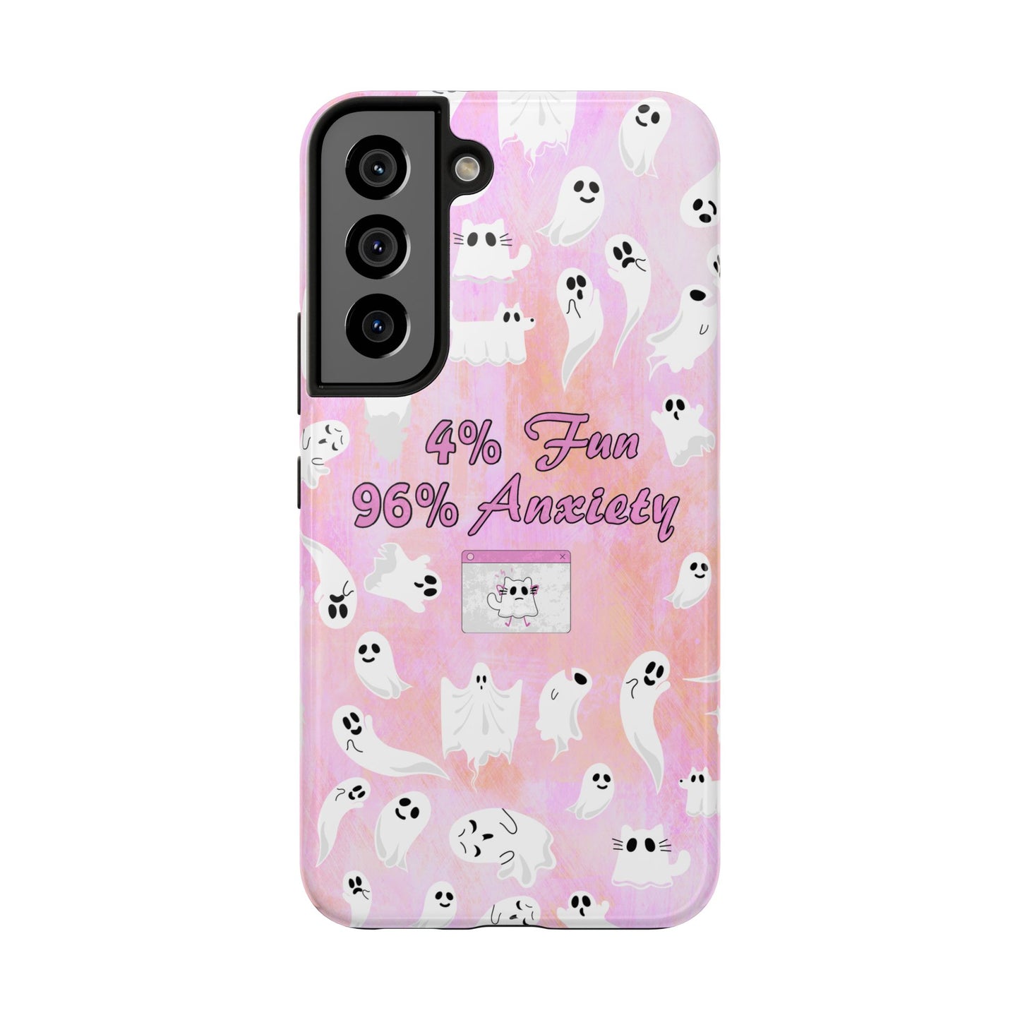 96 Anxiety Phone Case | Spooky Ghosts Halloween Case for iPhone 16 and More - Samsung