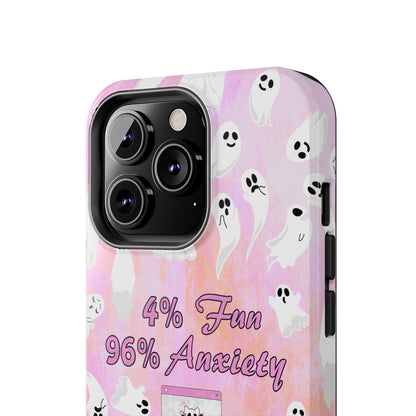 96 Anxiety Phone Case | Spooky Ghosts Halloween Case for iPhone 16 and More - Samsung