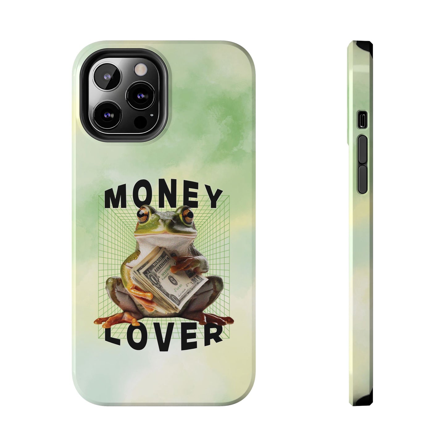 MONEY LOVER Frog Phone Case Funny Phone Case Cover for all iPhone Case - Samsung S23 S24 S23 S22