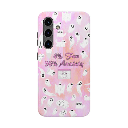 96 Anxiety Phone Case | Spooky Ghosts Halloween Case for iPhone 16 and More - Samsung