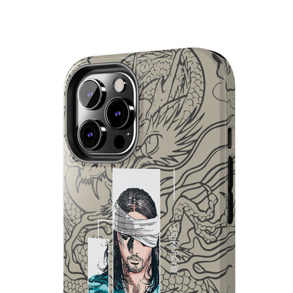 Samurai Anime Manga-Inspired iPhone Case – Musashi Design for iPhone 16-7 & Samsung