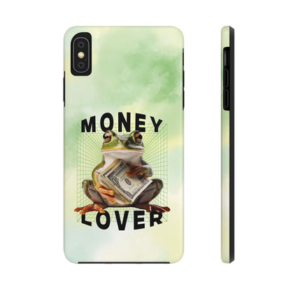 MONEY LOVER Frog Phone Case Funny Phone Case Cover for all iPhone Case - Samsung S23 S24 S23 S22