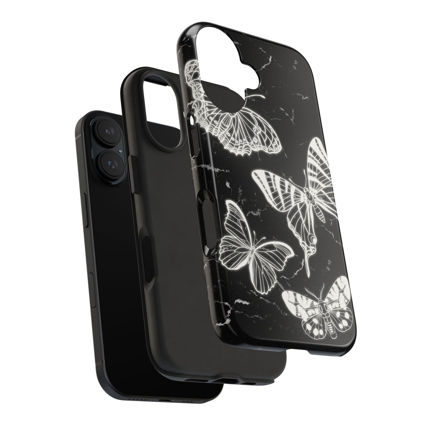 iPhone 16 Y2K Butterfly Vintage Phone Case for iPhone 16 - ALL | Samsung S24 S23 S22 S21