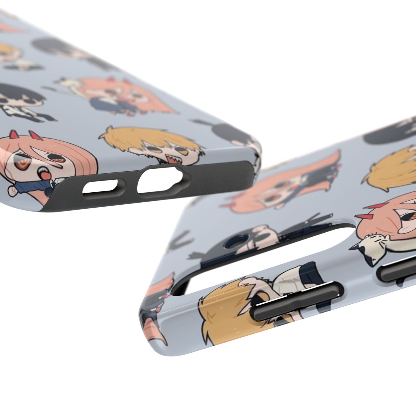 Anime Manga-Inspired Power and Denji iPhone Case for iPhone 16 and Samsung – Chainsaw Man Design