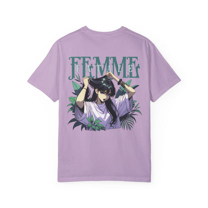 Femme Fatale Anime Girl T-Shirt - Aesthetic Anime Streetwear Gift