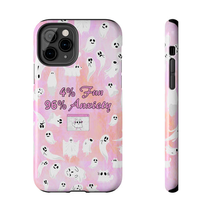 96 Anxiety Phone Case | Spooky Ghosts Halloween Case for iPhone 16 and More - Samsung