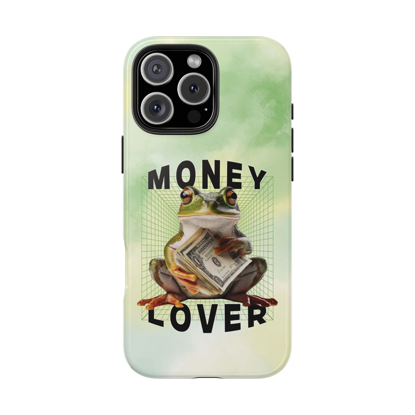 MONEY LOVER Frog Phone Case Funny Phone Case Cover for all iPhone Case - Samsung S23 S24 S23 S22