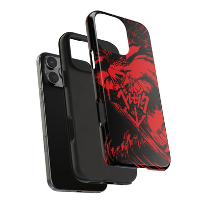 Dark Manga Swordsman Case iPhone 16 and more - Samsung | Horror Manga iPhone Case Anime Case