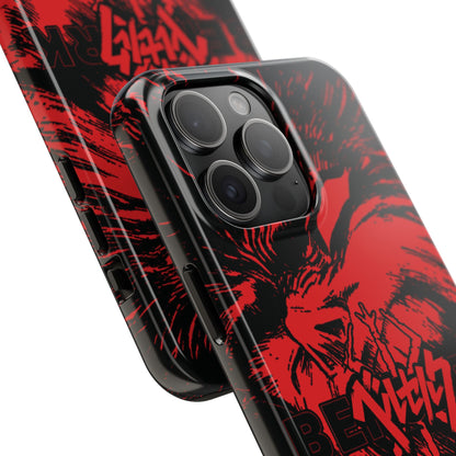 Dark Manga Swordsman Case iPhone 16 and more - Samsung | Horror Manga iPhone Case Anime Case