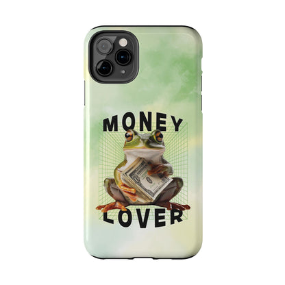 MONEY LOVER Frog Phone Case Funny Phone Case Cover for all iPhone Case - Samsung S23 S24 S23 S22