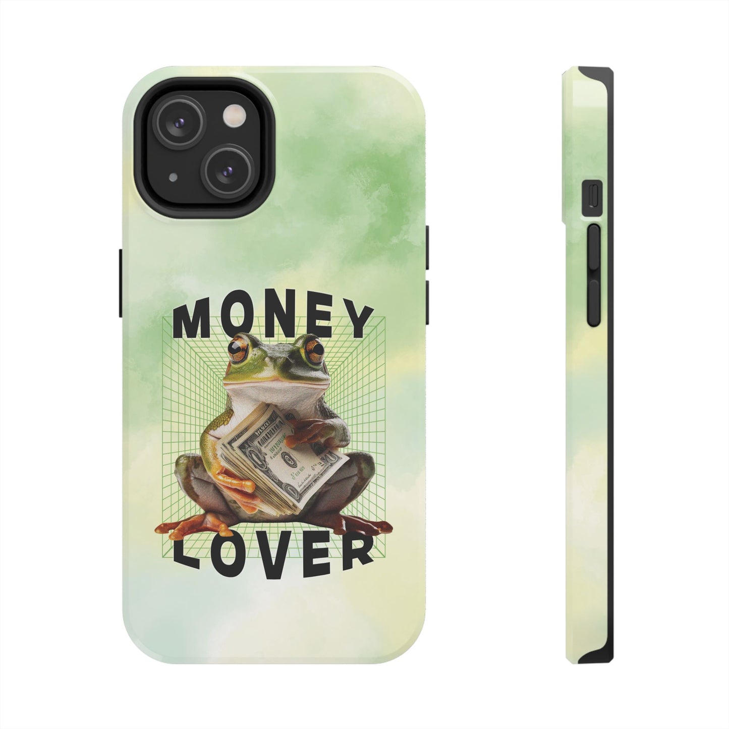 MONEY LOVER Frog Phone Case Funny Phone Case Cover for all iPhone Case - Samsung S23 S24 S23 S22