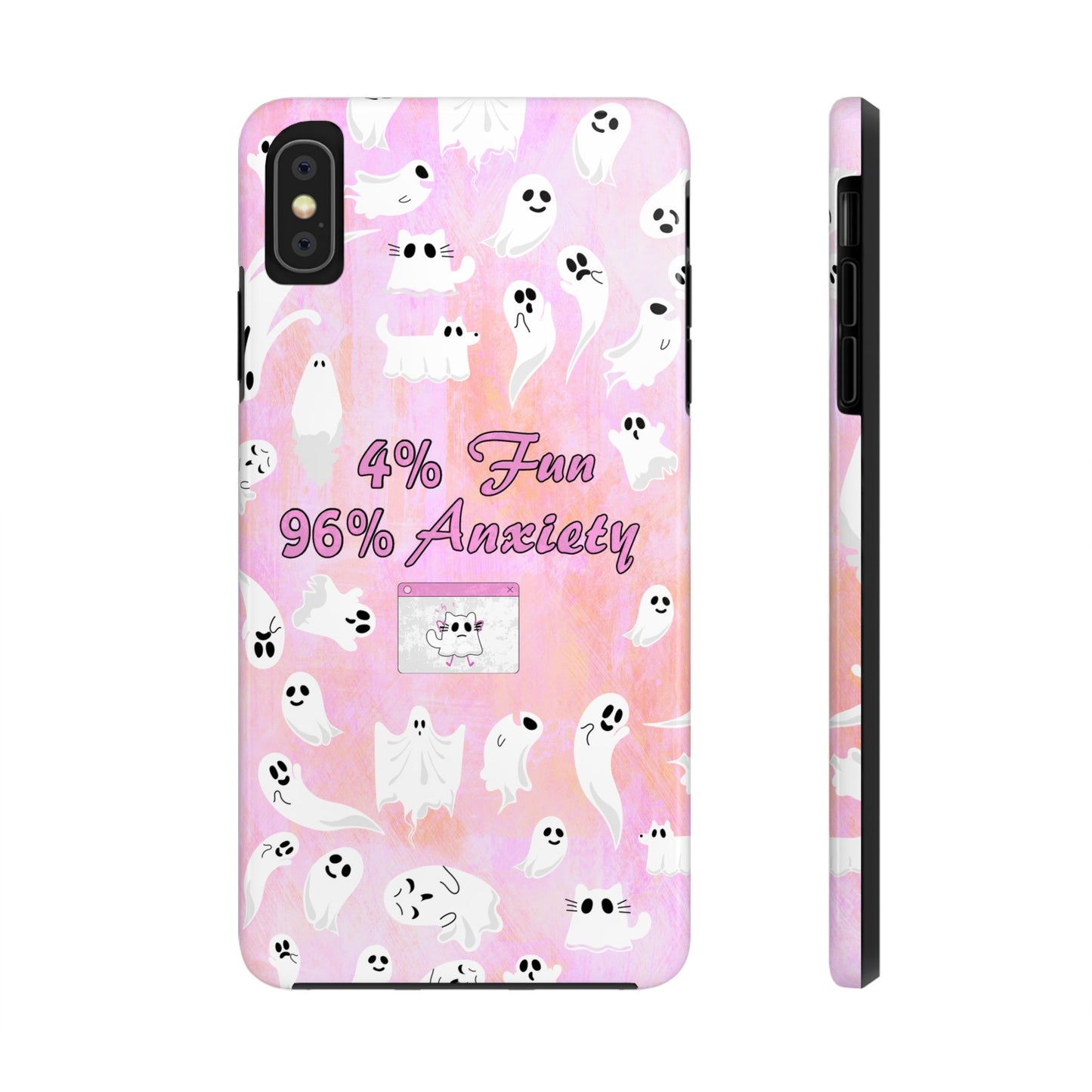 96 Anxiety Phone Case | Spooky Ghosts Halloween Case for iPhone 16 and More - Samsung