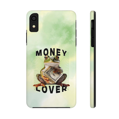 MONEY LOVER Frog Phone Case Funny Phone Case Cover for all iPhone Case - Samsung S23 S24 S23 S22