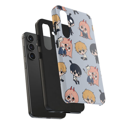 Anime Manga-Inspired Power and Denji iPhone Case for iPhone 16 and Samsung – Chainsaw Man Design