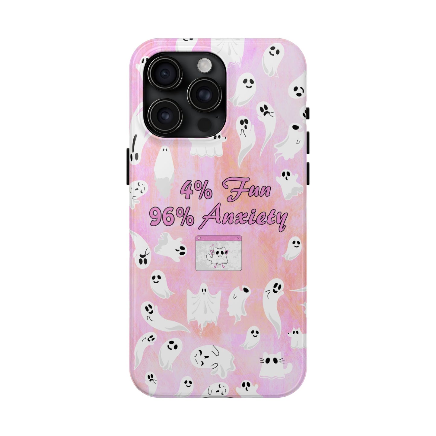 96 Anxiety Phone Case | Spooky Ghosts Halloween Case for iPhone 16 and More - Samsung