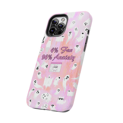 96 Anxiety Phone Case | Spooky Ghosts Halloween Case for iPhone 16 and More - Samsung