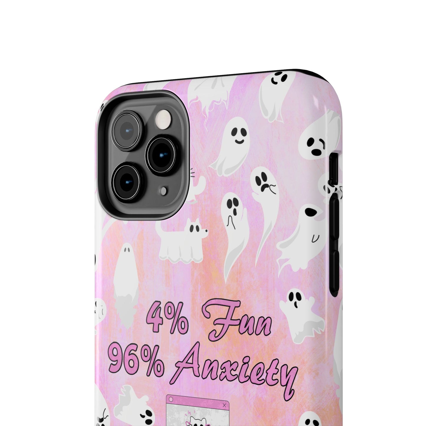 96 Anxiety Phone Case | Spooky Ghosts Halloween Case for iPhone 16 and More - Samsung