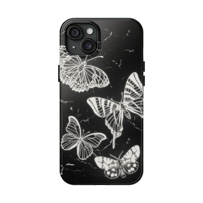 iPhone 16 Y2K Butterfly Vintage Phone Case for iPhone 16 - ALL | Samsung S24 S23 S22 S21