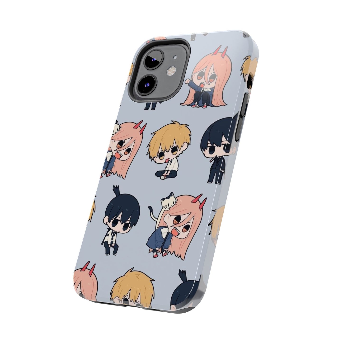 Anime Manga-Inspired Power and Denji iPhone Case for iPhone 16 and Samsung – Chainsaw Man Design