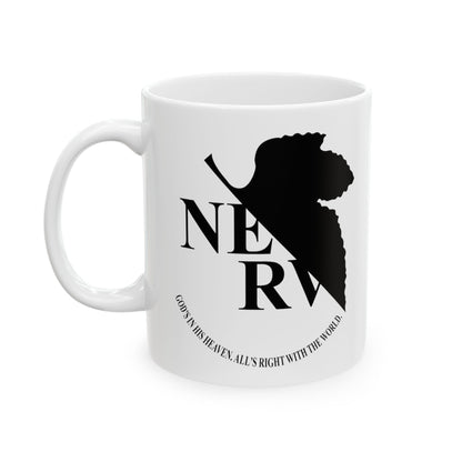 NERV 11 oz Mug | Anime Coffee Cup, Ideal Gift for Anime Enthusiasts