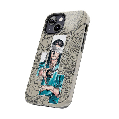 Samurai Anime Manga-Inspired iPhone Case – Musashi Design for iPhone 16-7 & Samsung