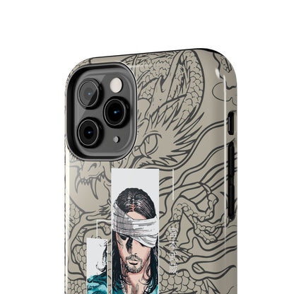 Samurai Anime Manga-Inspired iPhone Case – Musashi Design for iPhone 16-7 & Samsung