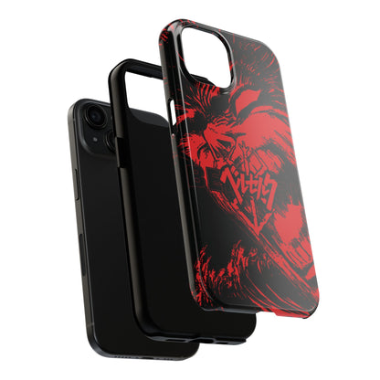 Dark Manga Swordsman Case iPhone 16 and more - Samsung | Horror Manga iPhone Case Anime Case