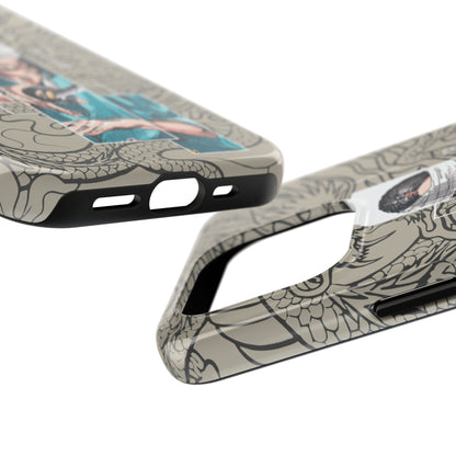 Samurai Anime Manga-Inspired iPhone Case – Musashi Design for iPhone 16-7 & Samsung