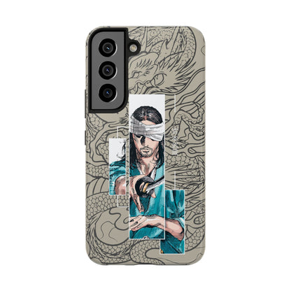 Samurai Anime Manga-Inspired iPhone Case – Musashi Design for iPhone 16-7 & Samsung