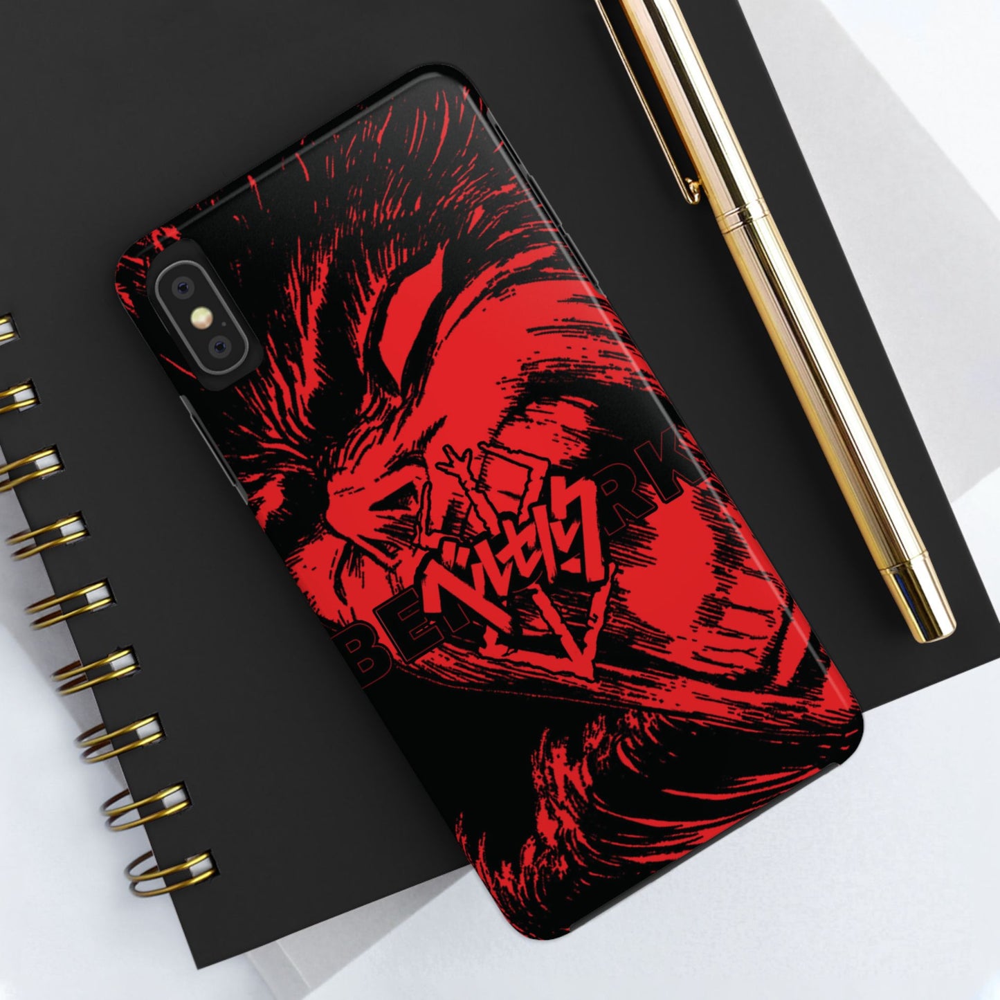 Dark Manga Swordsman Case iPhone 16 and more - Samsung | Horror Manga iPhone Case Anime Case