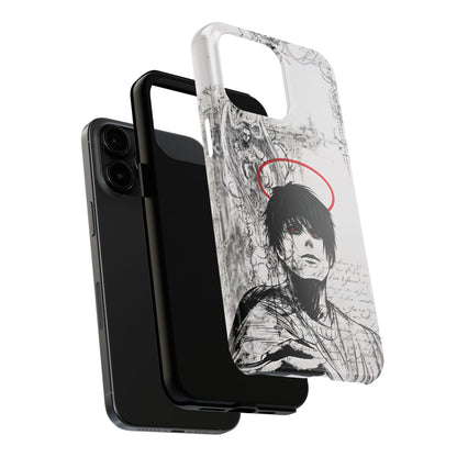 Toji -Inspired Tough Phone Case for iPhone 16 & Samsung, Protective Cover, Custom Anime Merchandise Gift