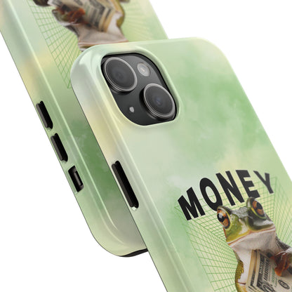 MONEY LOVER Frog Phone Case Funny Phone Case Cover for all iPhone Case - Samsung S23 S24 S23 S22