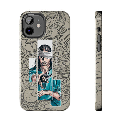 Samurai Anime Manga-Inspired iPhone Case – Musashi Design for iPhone 16-7 & Samsung