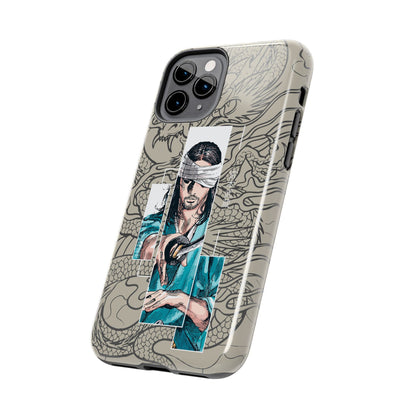 Samurai Anime Manga-Inspired iPhone Case – Musashi Design for iPhone 16-7 & Samsung