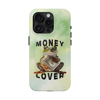 MONEY LOVER Frog Phone Case Funny Phone Case Cover for all iPhone Case - Samsung S23 S24 S23 S22