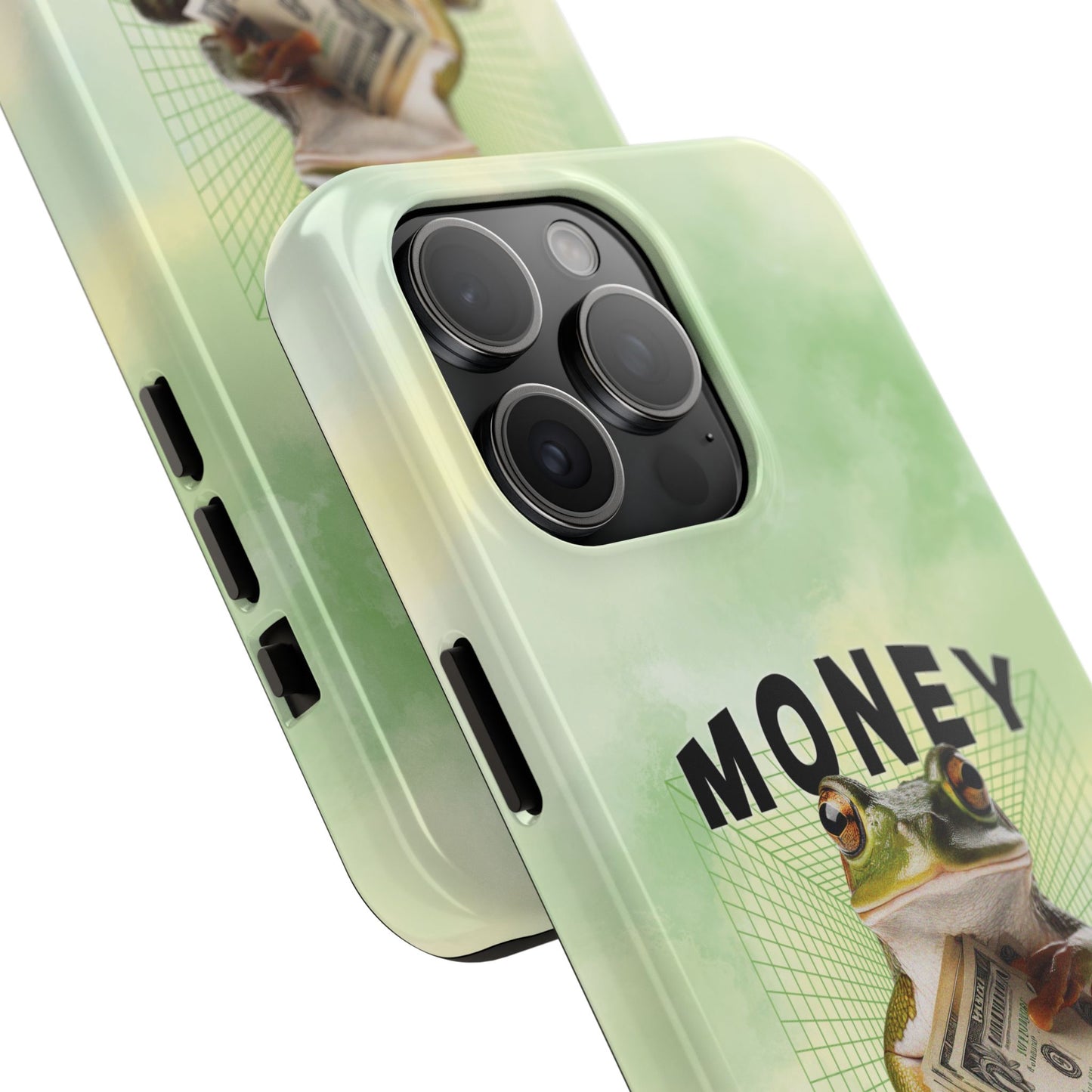 MONEY LOVER Frog Phone Case Funny Phone Case Cover for all iPhone Case - Samsung S23 S24 S23 S22