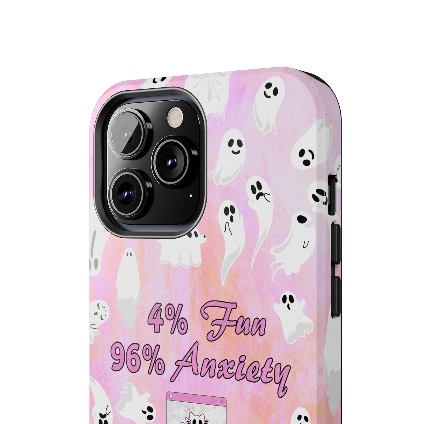 96 Anxiety Phone Case | Spooky Ghosts Halloween Case for iPhone 16 and More - Samsung