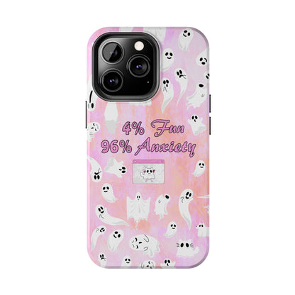 96 Anxiety Phone Case | Spooky Ghosts Halloween Case for iPhone 16 and More - Samsung