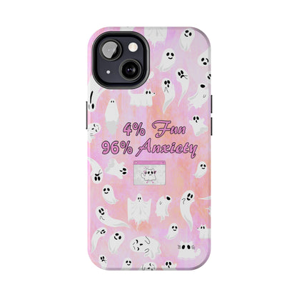 96 Anxiety Phone Case | Spooky Ghosts Halloween Case for iPhone 16 and More - Samsung