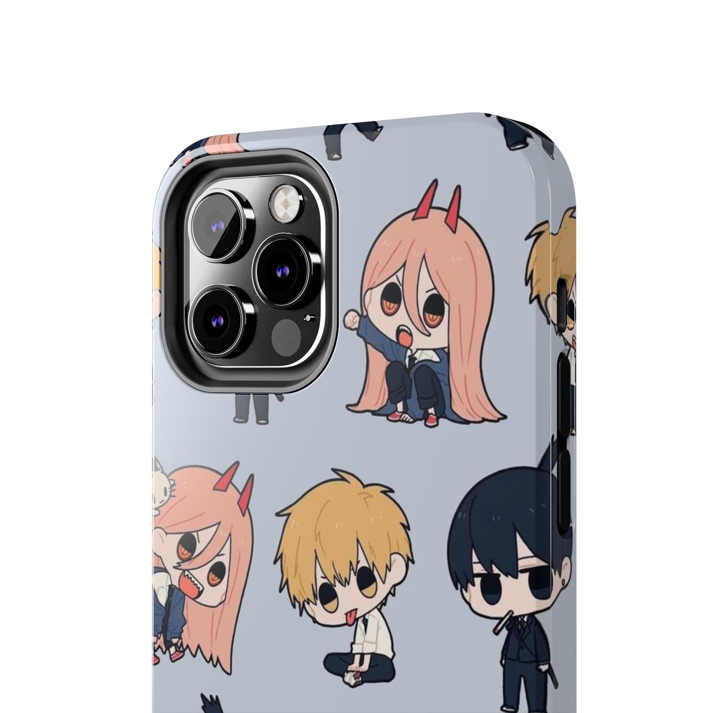 Anime Manga-Inspired Power and Denji iPhone Case for iPhone 16 and Samsung – Chainsaw Man Design