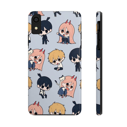 Anime Manga-Inspired Power and Denji iPhone Case for iPhone 16 and Samsung – Chainsaw Man Design