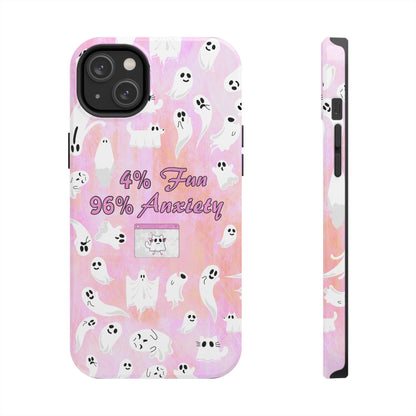 96 Anxiety Phone Case | Spooky Ghosts Halloween Case for iPhone 16 and More - Samsung