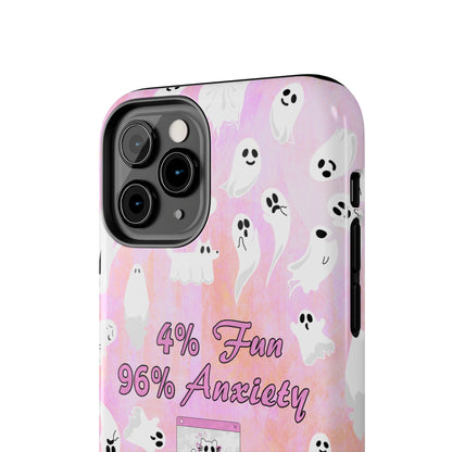 96 Anxiety Phone Case | Spooky Ghosts Halloween Case for iPhone 16 and More - Samsung