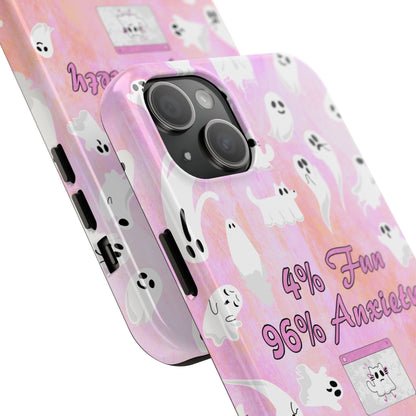 96 Anxiety Phone Case | Spooky Ghosts Halloween Case for iPhone 16 and More - Samsung