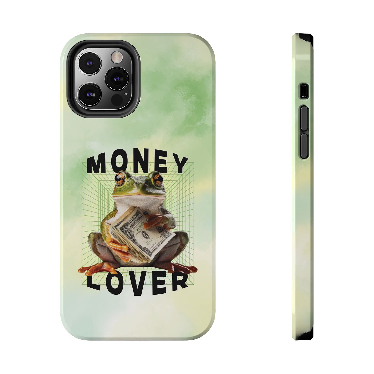 MONEY LOVER Frog Phone Case Funny Phone Case Cover for all iPhone Case - Samsung S23 S24 S23 S22