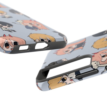 Anime Manga-Inspired Power and Denji iPhone Case for iPhone 16 and Samsung – Chainsaw Man Design