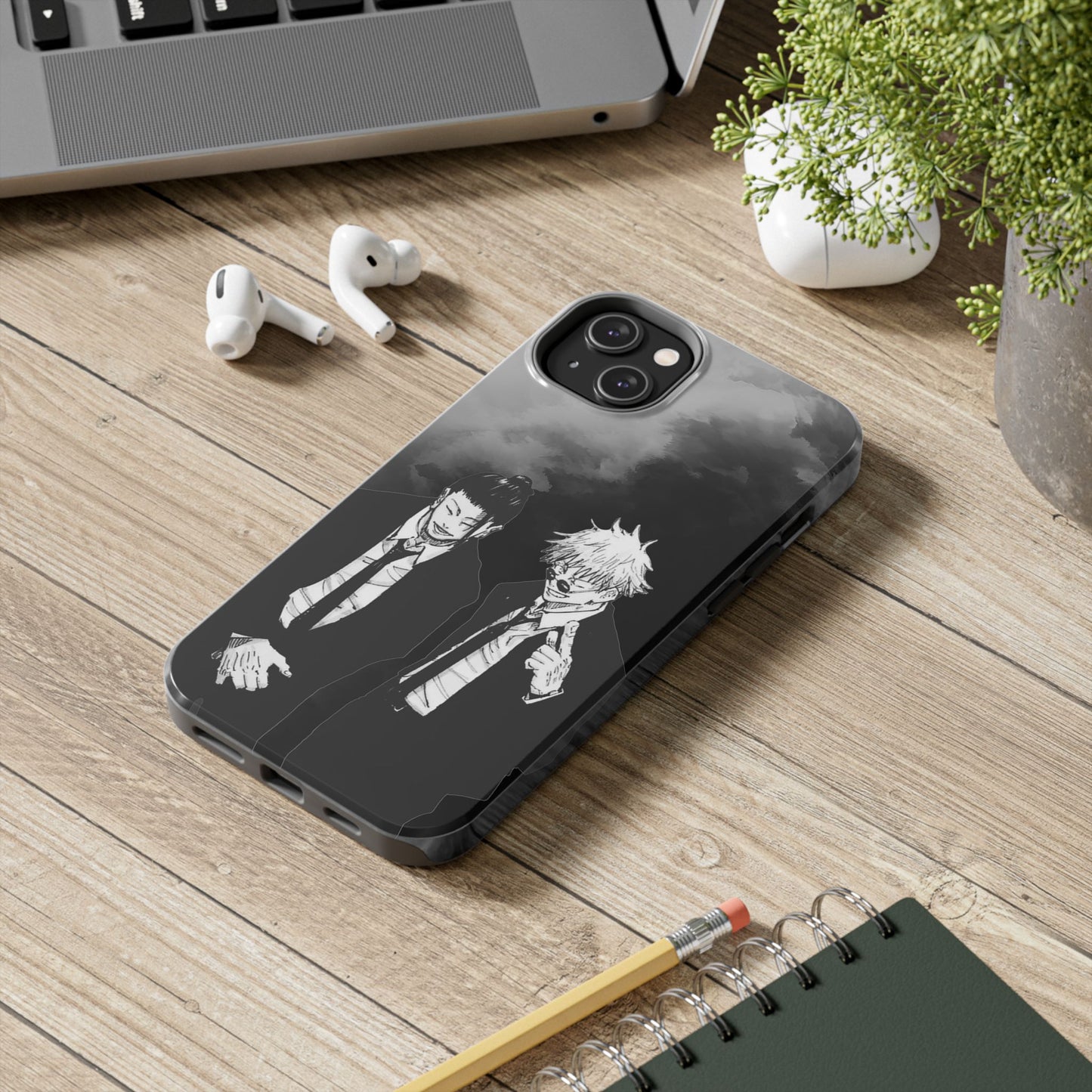 Anime-Inspired Tough Phone Case for iPhone 16 and Samsung, Protective Cover, Custom Phone Accessories, Otaku Gift