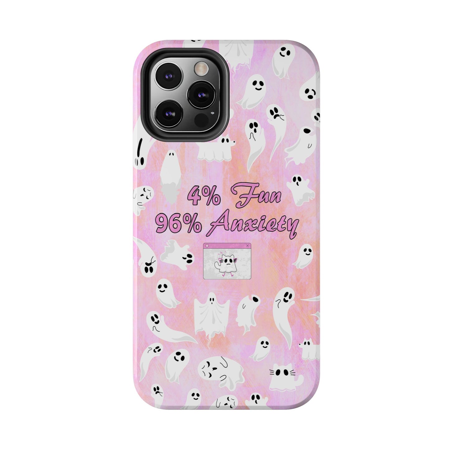 96 Anxiety Phone Case | Spooky Ghosts Halloween Case for iPhone 16 and More - Samsung