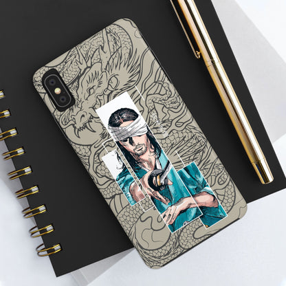 Samurai Anime Manga-Inspired iPhone Case – Musashi Design for iPhone 16-7 & Samsung