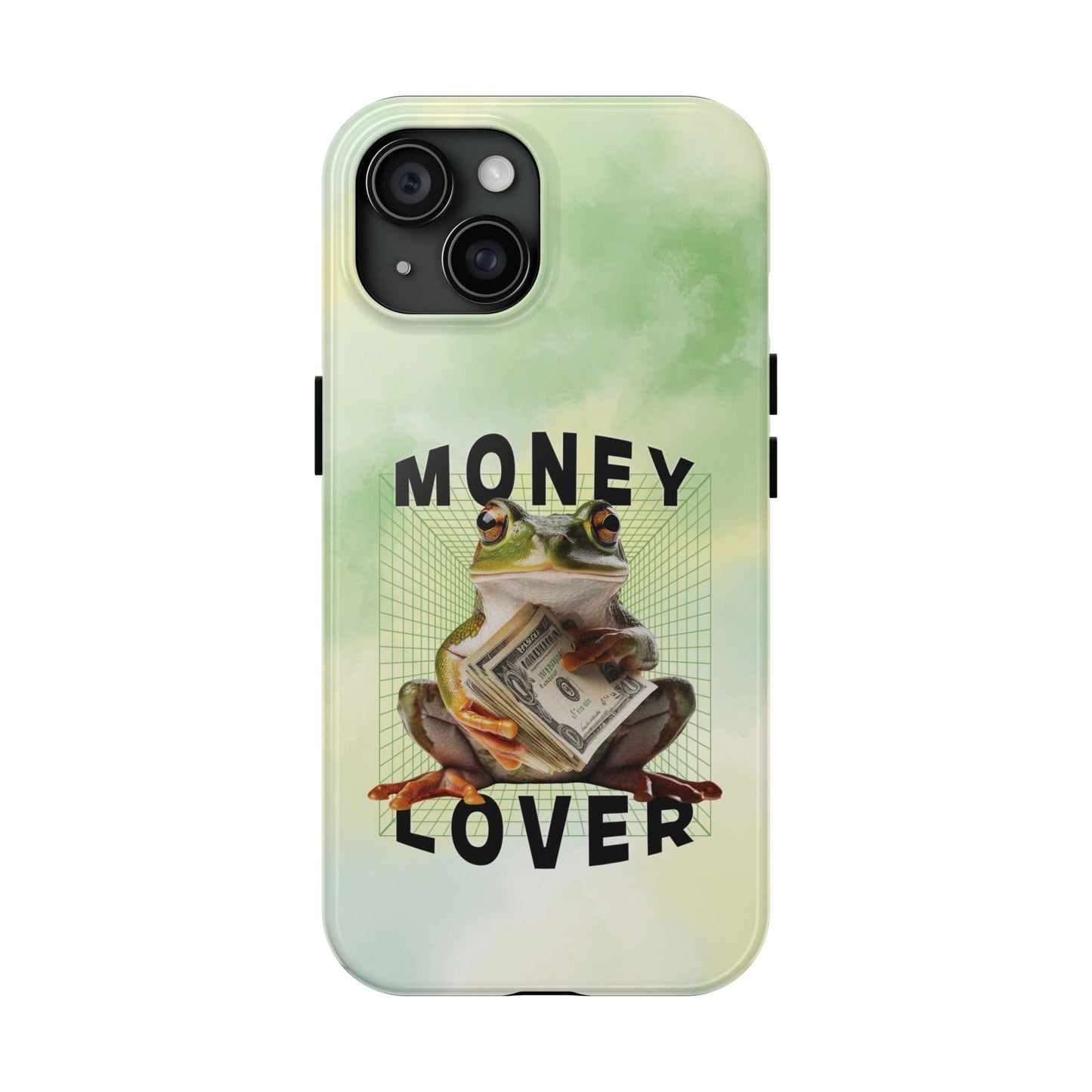 MONEY LOVER Frog Phone Case Funny Phone Case Cover for all iPhone Case - Samsung S23 S24 S23 S22